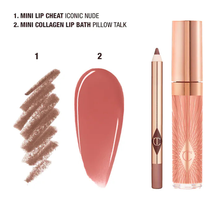 Charlotte Tilbury Glossy Lip Duo Nude Pink