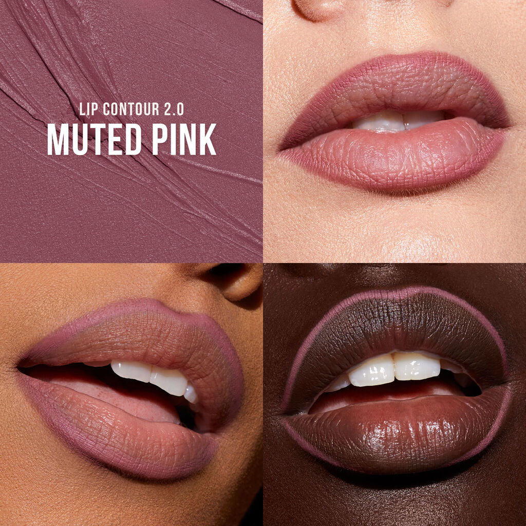 HUDA BEAUTY Lip Contour Mini Duo Blushed Pinks